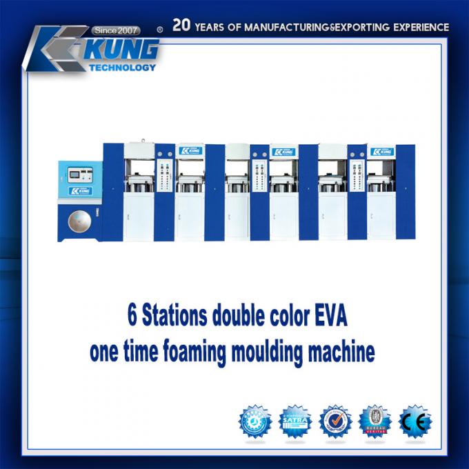 Hydraulic Molding Press Machine , Automatic Foam EVA Injection Moulding Machine 0
