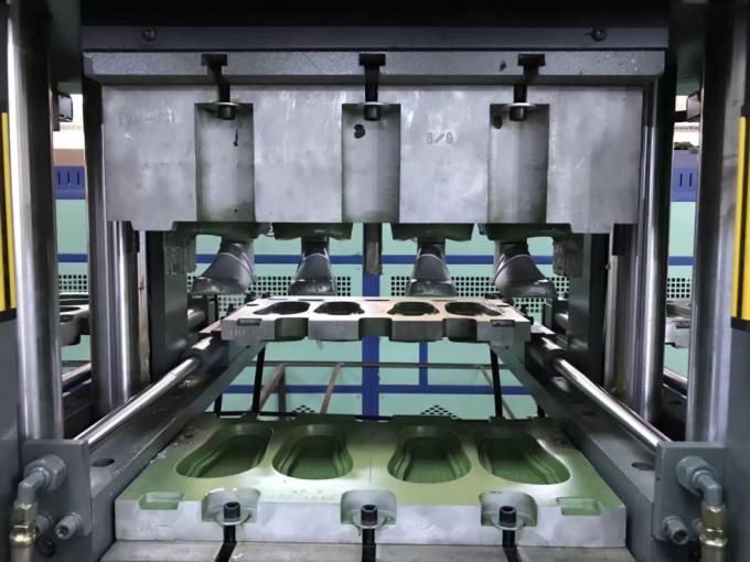 Electric Two Station EVA Sole Making Machine Practical Double Color 2