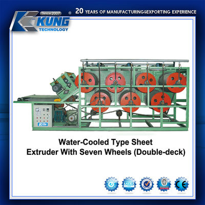 Anti Corrosive Plastic Rubber Sheet Extruder Automatic Horizontal