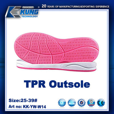 Odorless TPR EVA Outer Sole Nontoxic Anti Abrasion Practical